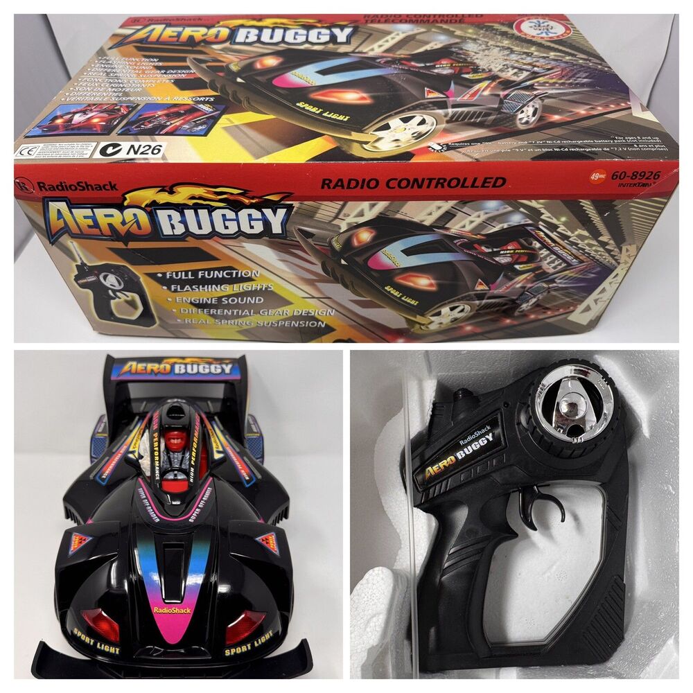 Vintage Radio Shack Aero Buggy RC Car 60-8926 - Unused Open-Box (READ)